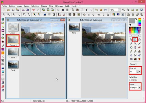 Comment foncer une partie d'une photo ?