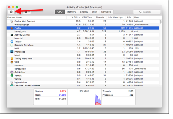 Comment forcer la fermeture d'une application sur Mac ?