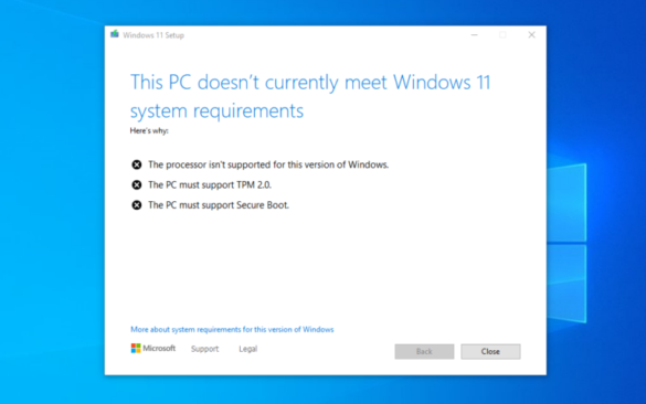 Comment forcer l'installation de Windows 11 sur un PC non compatible ?