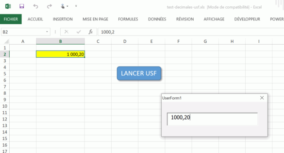 Comment garder 2 chiffres après la virgule Excel ?