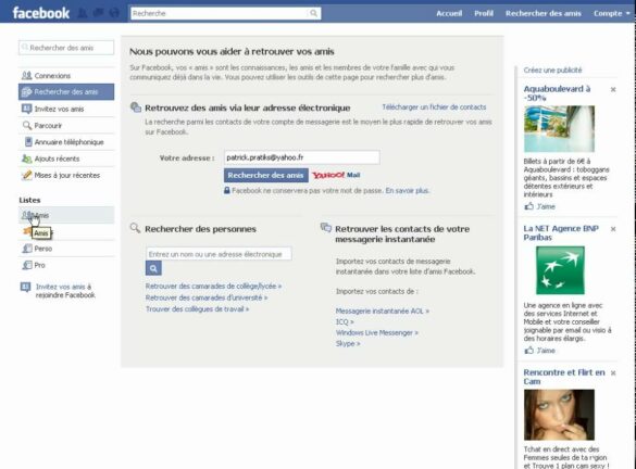 Comment gérer les listes d'amis sur Facebook ?