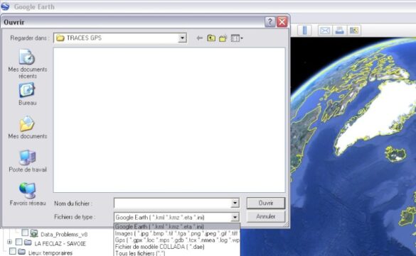 Comment importer un fichier GPX ?