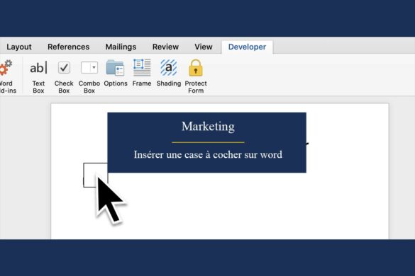 Comment insérer des champs à remplir dans Word ?