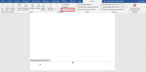 Comment insérer numéro de page Word à partir de la 3ème page ?