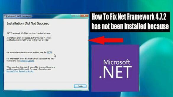 Comment installer NET Framework 47 2 ?