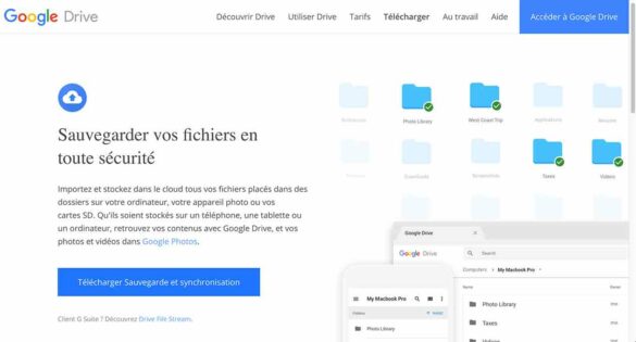 Comment installer Sauvegarde et synchronisation Google Drive ?