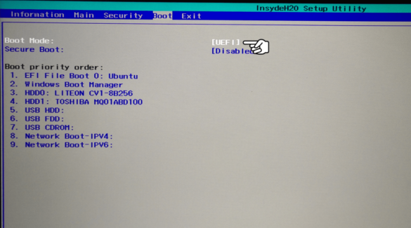 Comment installer en mode UEFI ?