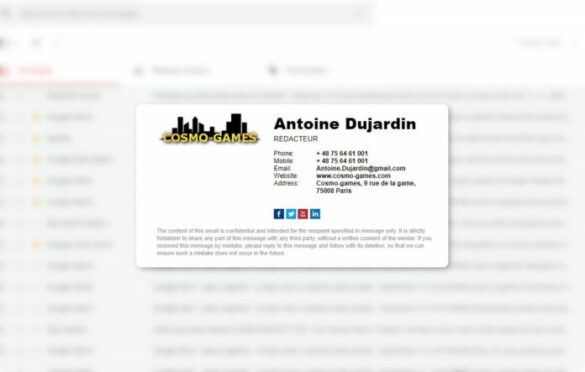 Comment intégrer une image dans une signature Gmail ?