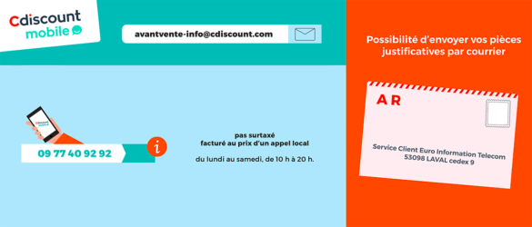 Comment joindre Cdiscount ?