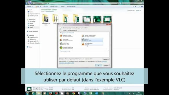 Comment lire un fichier BIN avec VLC ?