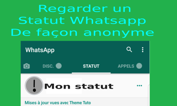 Comment lire un statut sans être vu ?