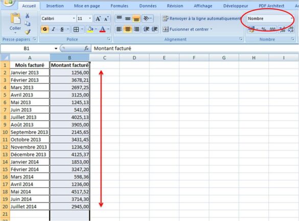 Comment mettre 2 chiffres après la virgule sur Excel ?