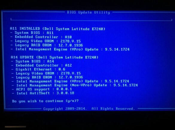 Comment mettre à jour le BIOS Dell Inspiron ?