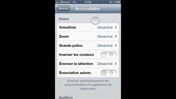 Comment mettre bouton home sur l'écran ?