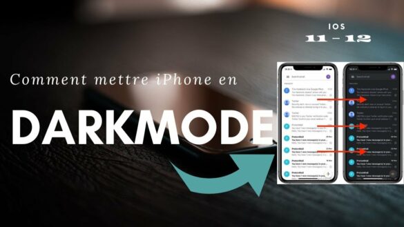 Comment mettre en Mode sombre ?