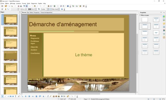 Comment mettre en forme un diaporama ?