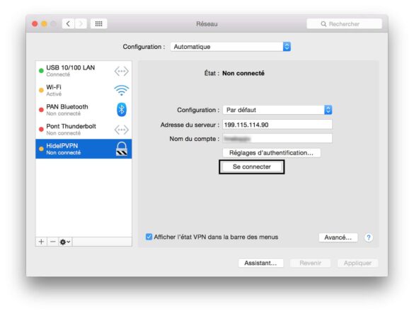 Comment mettre le VPN sur Mac ?