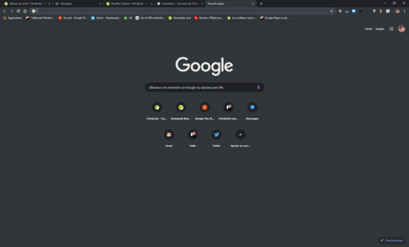 Comment mettre son compte Google en mode sombre ?