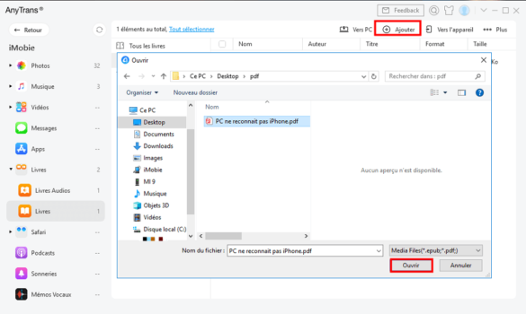Comment mettre un livre EPUB sur iPhone ?
