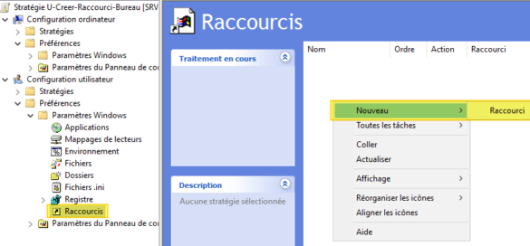 Comment mettre un raccourci météo ?