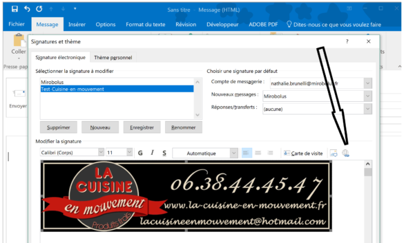Comment mettre une image dans sa signature ?