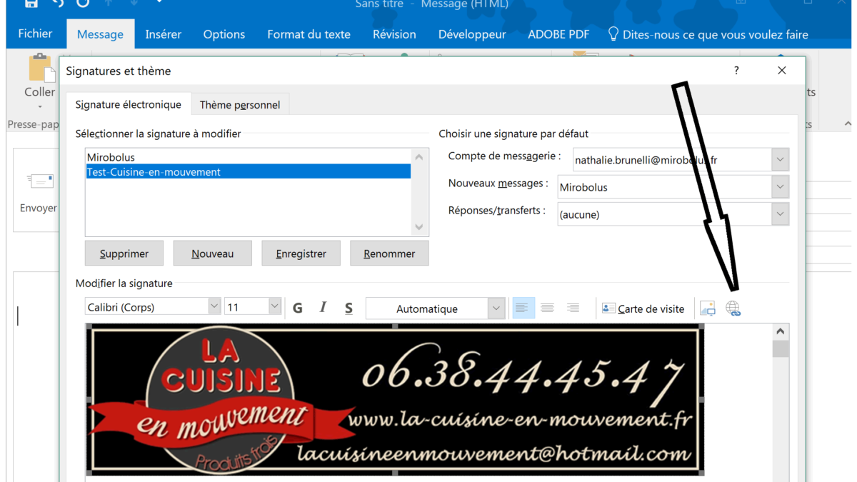Comment mettre une image dans sa signature ?
