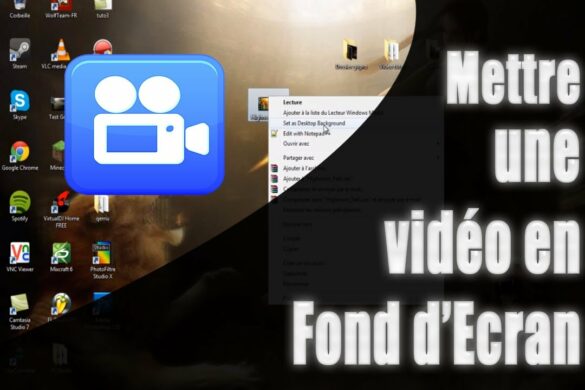 Comment mettre une vidéo en photo ?