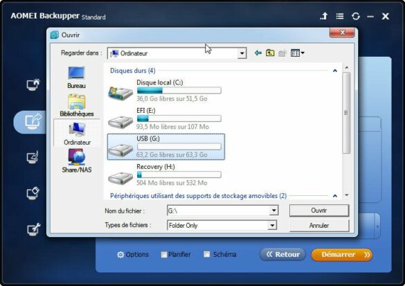 Comment modifier le Système de fichier sur une clé USB ?