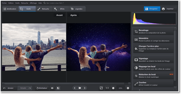 Comment modifier le fond d'une photo sur Samsung ?