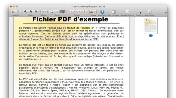 Comment modifier le texte d'un PDF sur Mac ?