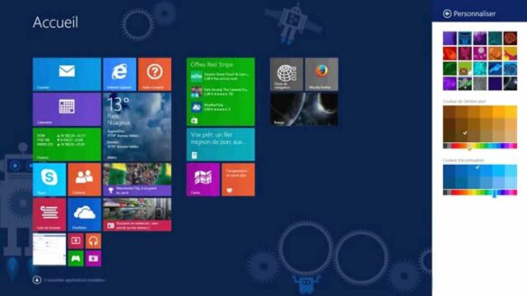 Comment modifier l'écran d'accueil ?
