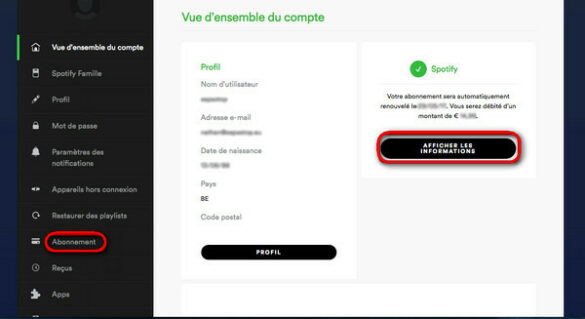 Comment modifier son abonnement Spotify ?