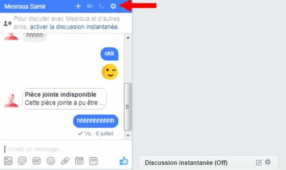 Comment ne plus voir quelqu'un sur Messenger ?
