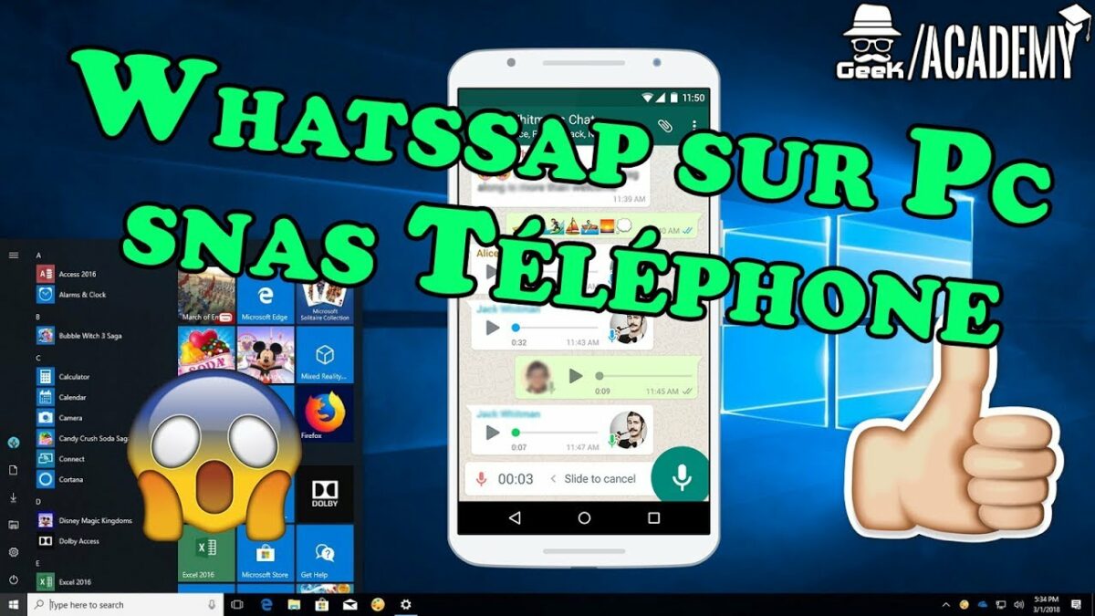 Comment ouvrir WhatsApp sur mon PC sans téléphone ?