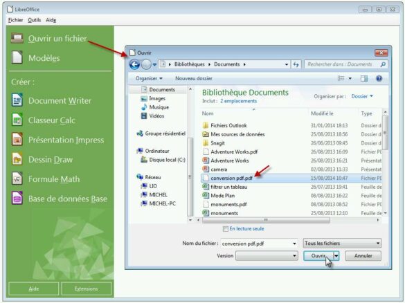 Comment ouvrir un fichier LibreOffice sur Android ?