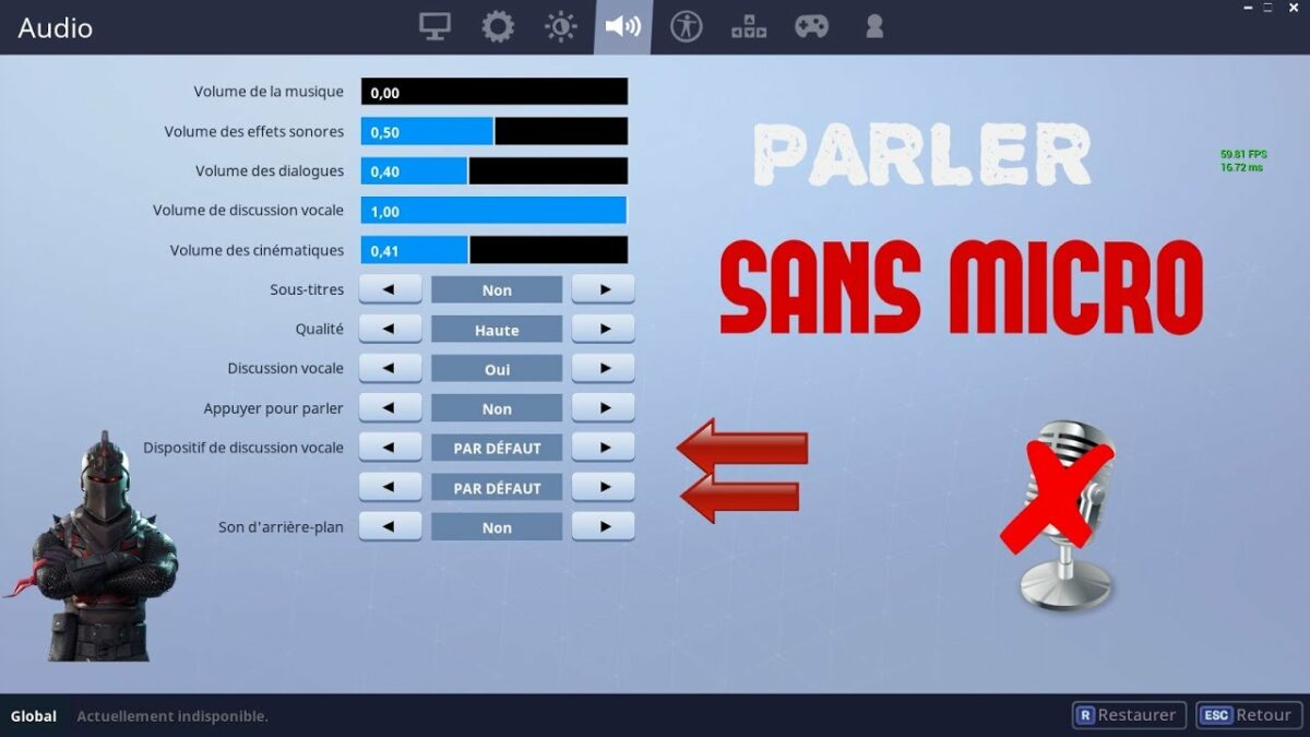 Comment parler sur fortnite switch sans casque ?