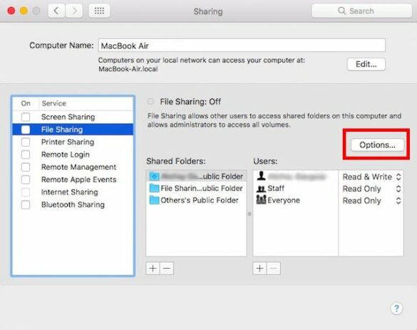 Comment partager fichier entre Mac et PC ?