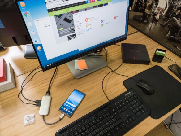 Comment passer d'un écran à l'autre avec la souris ?