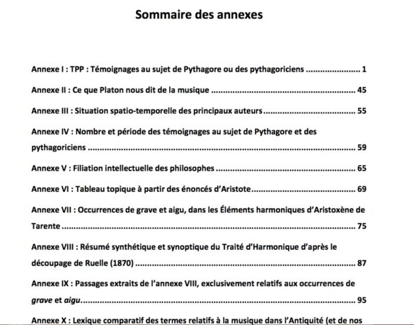 Comment présenter le sommaire d'un mémoire ?