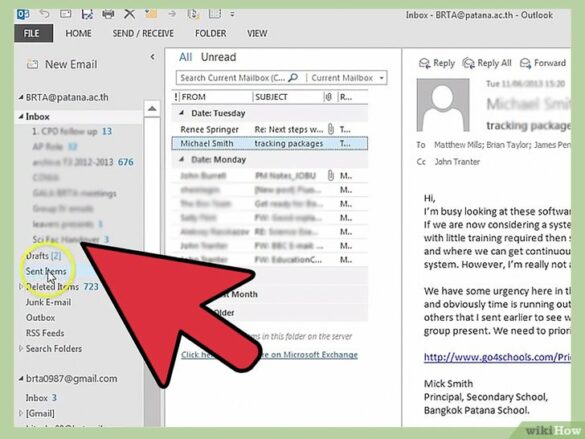 Comment rappeler un mail envoyé sur Hotmail ?