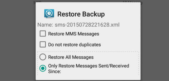 Comment recuperer des SMS d'un telephone vers un autre ?