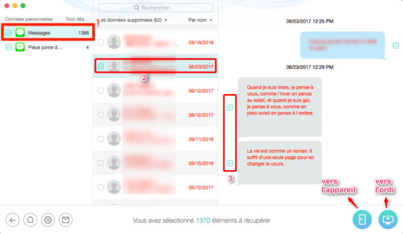 Comment récupérer des SMS effacés sur iPhone 5s ?