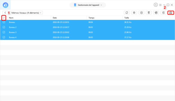 Comment récupérer enregistrement Dictaphone iPhone ?