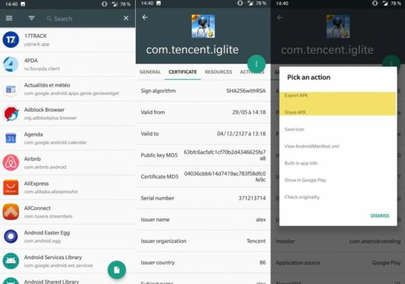 Comment récupérer l'APK d'une application ?