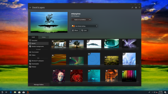 Comment récupérer l'image de son fond d'écran ?