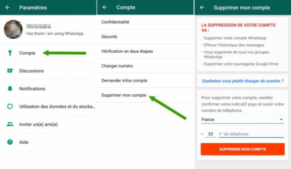 Comment récupérer mon compte WhatsApp sur un autre téléphone ?