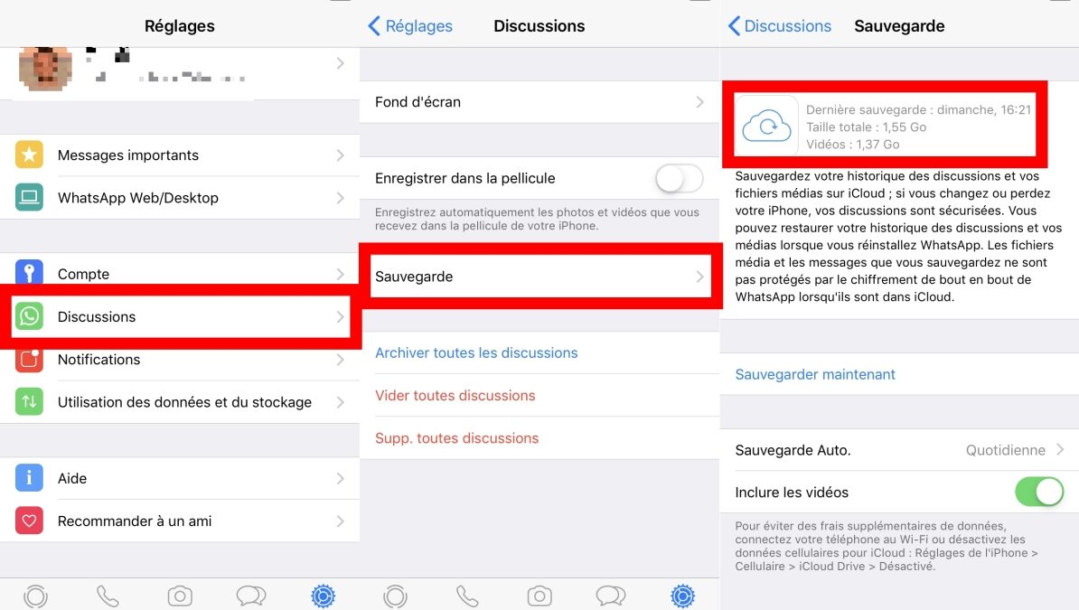 Comment recuperer un message supprimé pour moi sur WhatsApp ?