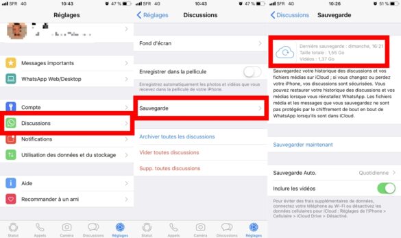 Comment recuperer un message supprimé pour moi sur WhatsApp ?