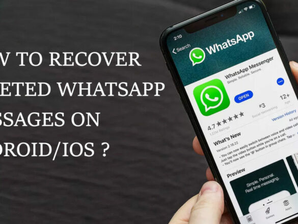Comment recuperer un message supprimé sur WhatsApp sans sauvegarde ?