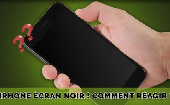Comment redémarrer un téléphone écran noir ?
